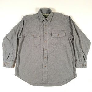 Field & Stream Gray Long Sleeve Button Down Shirt